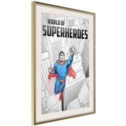 Arkiio Affisch World of Superheroes [Poster] 20x30 Poster